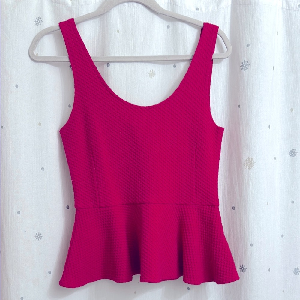 Anthro Ganni Peplum Top